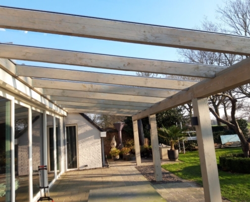 Houten overkapping - Brouwer4U