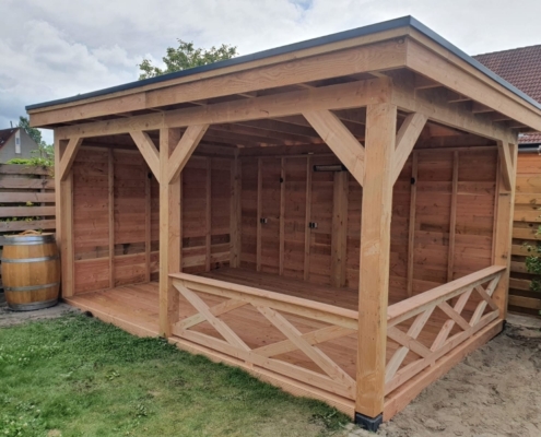 Houten overkapping - Brouwer4U