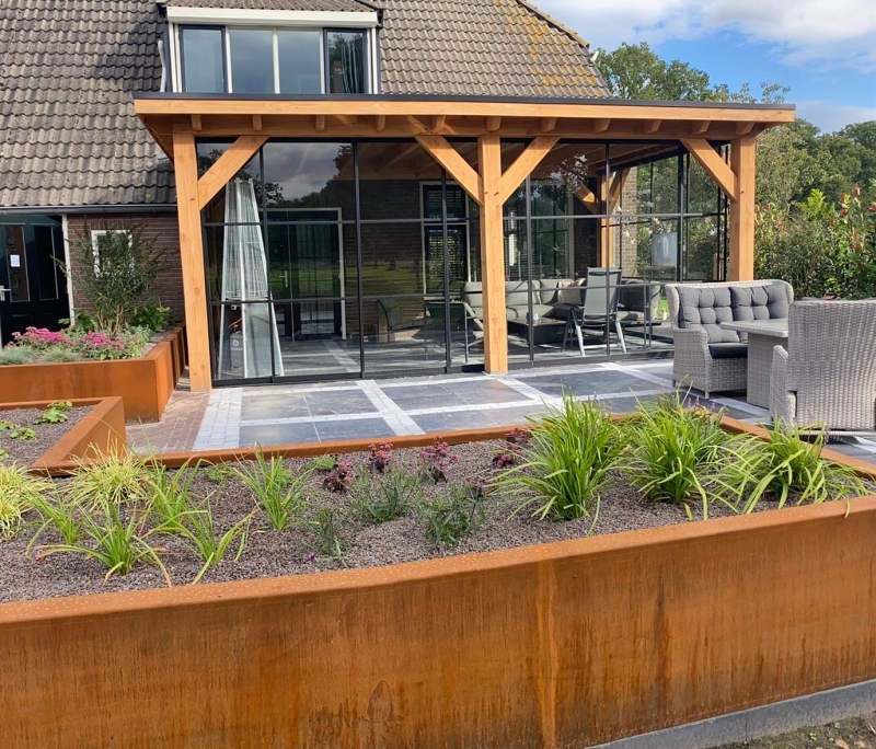 Houten overkapping - Brouwer4U